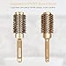 [ New Upgraded] SUPRENT Blowout Nano Thermic Ceramic & Ionic Round Barrel Hair Brush with Boar Bristle, Best Roller Hairbrush for Blow Drying, Curling &Straightening (Barrel 1.7 Inch)