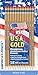 The Write Dudes USA Gold Natural Wood Presharpened #2 Pencils 12-Pack