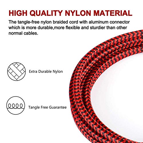 USB C to USB C 60W Fast Charging Cable 6.6ft 2Pack PD Fast Charger Cord Compatible with Samsung Galaxy S20/S10/S9 MacBook Pro/Air 13\'\' 2020 iPad Pro 2020/2018 Google Pixel 2/3/3a XL Red&Blue