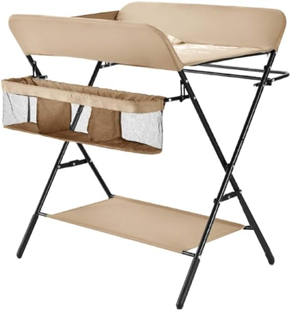 Baby Changing Table, Adjustable Folding Diaper Station for Children