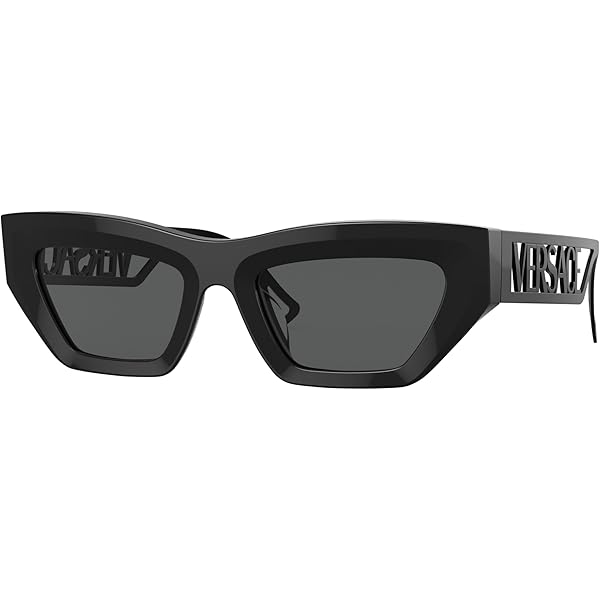 Versace VE 4462 GB1/87 Black Plastic Fashion Sunglasses Grey  display picture 1