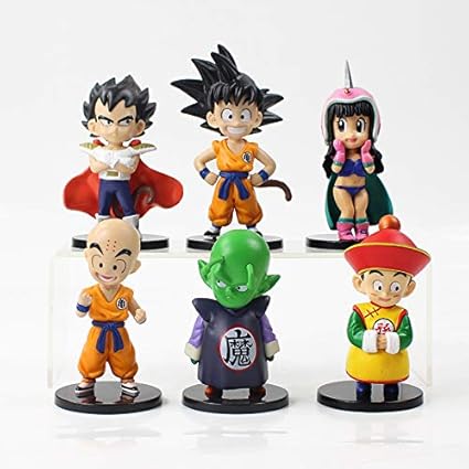 Amazon Com 6pcs Lot Dragon Ball Z Figures Toy Son Goku Gohan