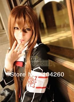 Smile Vampire Knight Yuki Kuran Yuki Cross Long Brown Cosplay Hair