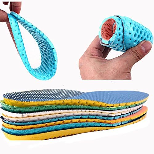 2 PACK Unisex Full Length Orthotic Arch Support Sport Shoe Pad Sport Running Gel Insoles Insert Cushion (Woman35 40, Honeycomb Mesh)