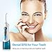 Electric Dental Water Flosser - Cordless Portable Oral Irrigator Rechargable with 3 Operation Modes and 4 Rotatable Jet Tips for Braces and Teeth Whitening