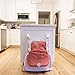 Joovy Nook High Chair Featuring Four-Position Adjustable Swing Open Tray, and Removable, Dishwasher-Safe Tray Insert for Easy Cleaning - Folds Down Flat for Easy Storage (Red)