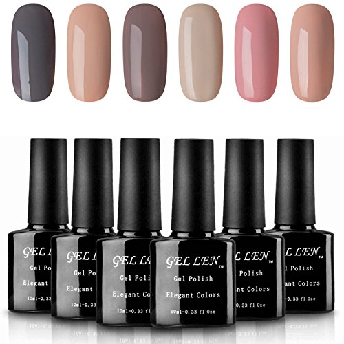 Gellen classic nude gel nail polish - uv led nail gel s…