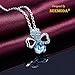 NEEMODA Crystal Necklace for Women Heart Clover Pendant Birthday Anniversary Valentines for Her Girls Fashion Jewelry
