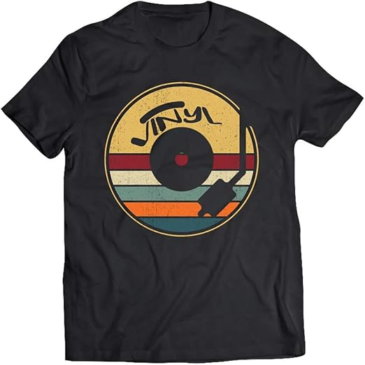 Amazon.com: R_e_t_r_o Vinyl Lp Record Gift – Vintage Vinyls Shirt