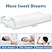 GREHOME Memory Foam Pillow, Pillows for Sleeping, Cervical Pillow for Neck, Shoulder Pain, Contour Pillow for Back, Stomach, Side Sleepers with Removable Washable Pillowcase -16 x 29 x 3.5/4.7 inches