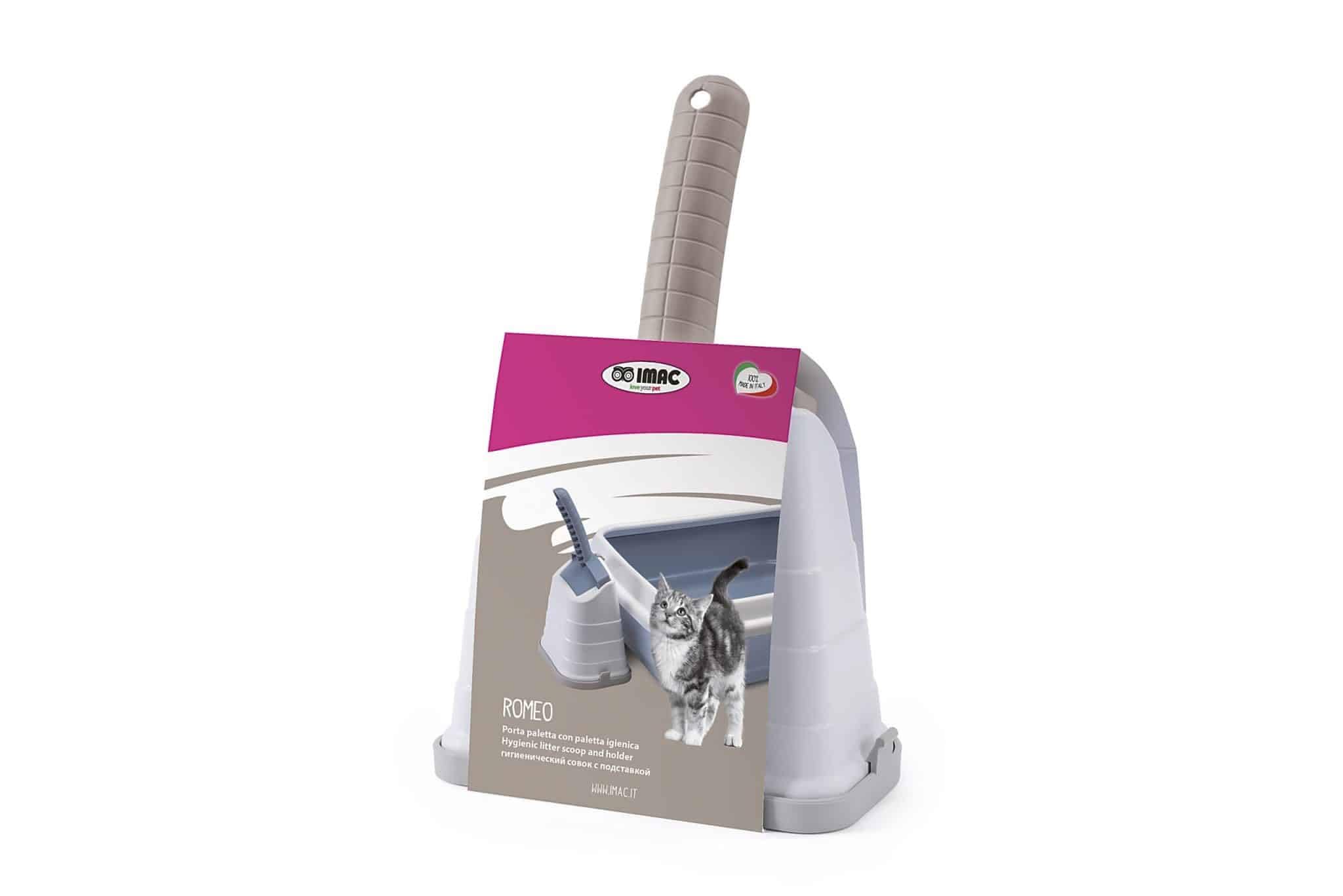 Imac Romeo Plastic Litter Box Pallet with Container, Assorted Colors, 1 Piece