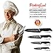 Ceramic Knives Set FeelingCool Essential Kitchen Knives with Sheaths–6