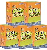 Scrub Daddy - Big Daddy Scratch-Free, Customizable, Cleaning Sponge - Pack of 5