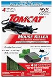 Tomcat Mouse Killer Refillable Bait Station for Indoor Use - Child Resistant (1 Station with 4 Baits)