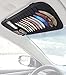 CD Visor Organizer for Car 12 Pocket CD Visor Holder (Black)