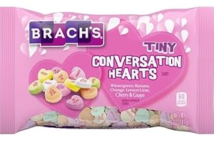 Conversation Hearts by Smiling Sweets - TINY Conversation Hearts 5 Ounce Bag - Great for Anywhere and Anytime - Perfect for Sharing with Others