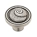 Liberty PBF660-BSP-C 35mm Nautilus Kitchen Cabinet Hardware Knob, Brushed Satin Pewter