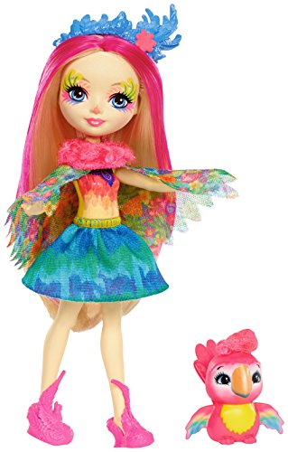 Enchantimals Peeki Parrot Doll & Sheeny