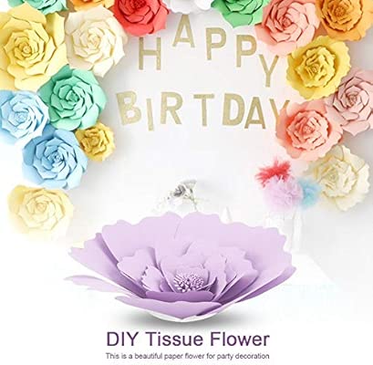 Dark Blue Flores De Papel Flores Artesanales Pompones De Papel