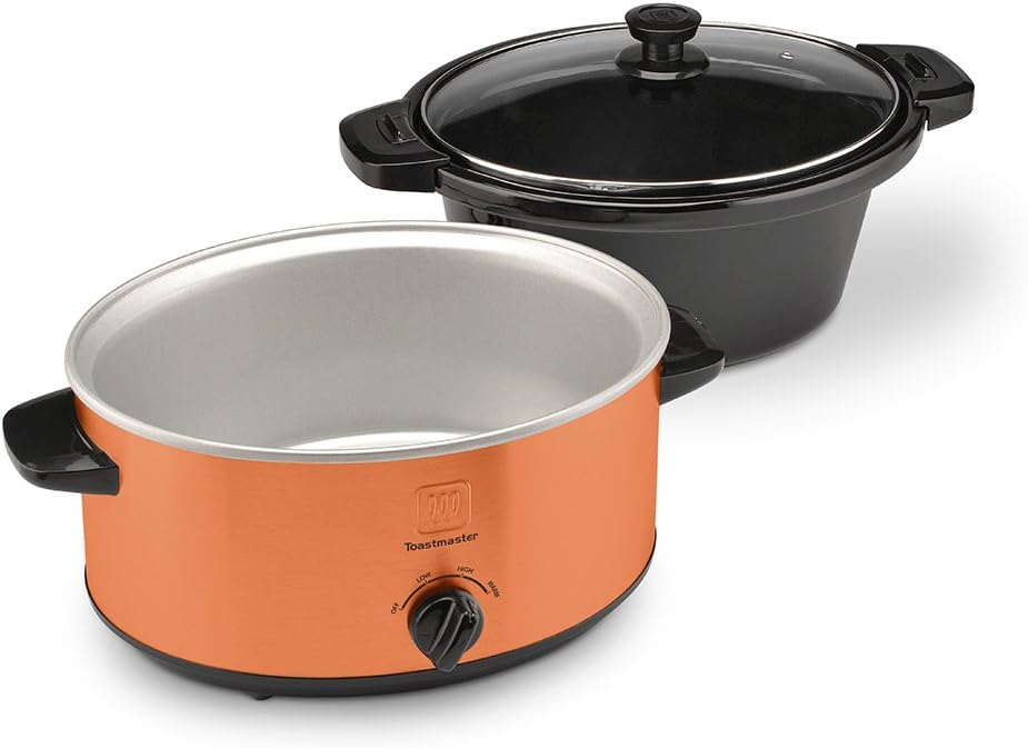 Small Appliances 4 Quart Toastmaster TM402SCCP Slow Cooker Cooper