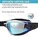 POY Swim Goggles, No Leaking Anti Fog UV Protection Swimming Goggles for Men Women Adult Youth Kids (Over 6 Years Old) with Free Protection Case