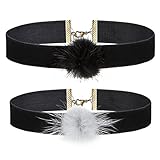 Choker Black Velvet Ribbon Gothic Collar Necklace Girls Classic