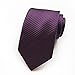 Dijkoo Zmaomaoy Pisces.Goods New Striped Plum Purple Men's Tie Formal Suit Necktie Wedding