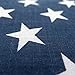 The Fabric Exchange Stars Print Poly Cotton 60 Inch Fabric by The Yard (Navy Blue)