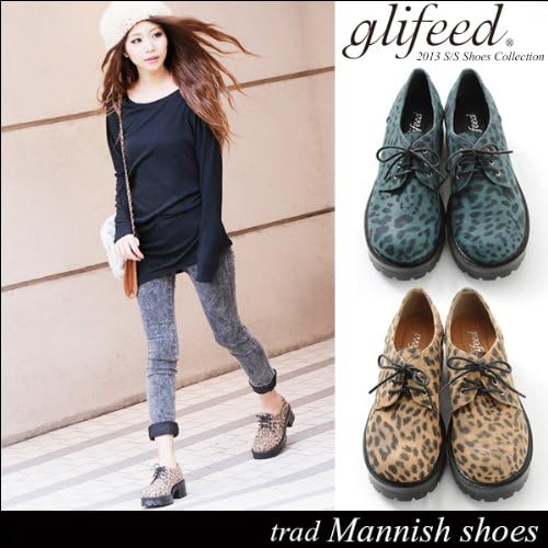 Amazon 人気のヒョウ柄 レースアップ レオパード柄マニッシュ シューズ レディース 靴 L ブラウン ノーブランド品 スニーカー Amazon 人気のヒョウ柄 レースアップ レオパード柄マニッシュ シューズ レディース 靴 L ブラウン ノーブランド品 スニーカー