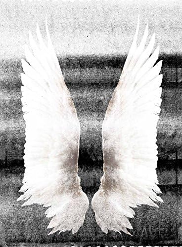Marmont Hill Wings On My Back Canvas Wall Art, 12 by 18-Inch