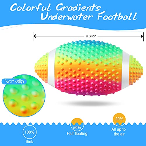 Hiboom Swimming Pool Football, Waterproof Footballs for Diving Game, Toy Football for Under