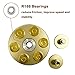 ICE FROG Metal Revolver Spinner Fidget, Solid Brass Metal Toy Surface Finish Hand Finger Spinners Focus Fingertip Spinner Toys - For ADD, ADHD, Anxiety, Autism Adult Children - Gun