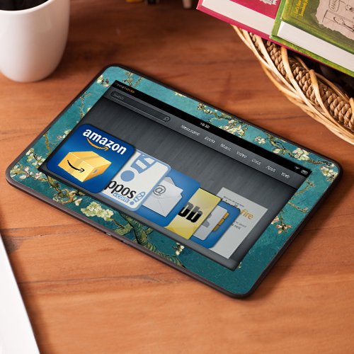 All New Kindle Fire HD Decal/Skin Kit, Blossoming Almond Tree, Van Gogh (will not fit prior generation HD or HDX models)