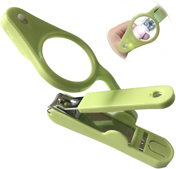 baby nail clippers with light and magnifier