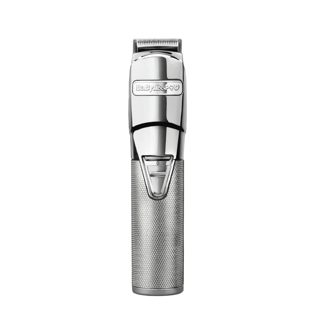 BaBylissPRO Chrome Hair Trimmer with Zero Gap Function