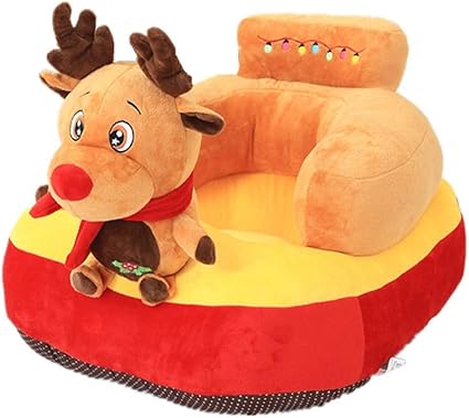 Tragbares Baby Support Sitzsofa Sauglingsstutzsitz Sofa Ruckenlehne Stuhl For Kinder Weihnachten Elk Tier Plusch Spielzeug Baby Kissen Sofa Schutz Lernen Sitzen Stuhl Couch Kleinkindmobel Amazon De Kuche Haushalt