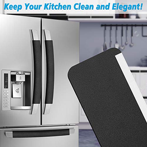 Miss.Silk Refrigerator Door Handle Covers, Set of 5, Keep Your Kitchen Appliance Clean from