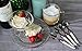 French Home Laguiole 4-Piece Coffee Spoons Set – Sophisticated Stainless Steel Spoons with Ivory-Colored Handles – Laguiole Flatware Set for Tea, Coffee, Desserts, and Ice Cream (6