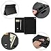 COCASES Case Compatible with iPad Pro 12.9, iPad Pro, iPad 12.9 Inch 2017 2015 PU Leather Flip Cover Stand Smart Case Auto Sleep/Wake Pencil Holder Hand Strap Card Slot Document Cash Pocket - Blue