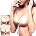 SAWMONG Backless Strapless Bra, Self Adhesive Sticky Silicone Invisible Push up Bra with Drawstring, Skin, Cup B