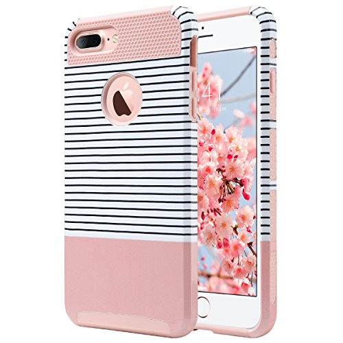 Iphone 7 plus case, ulak knox armor slim [dual layer] p…