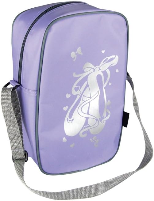 GIRLS LILAC TALL DANCE BALLET TOTE BAG WITH SHOULDER STRAP