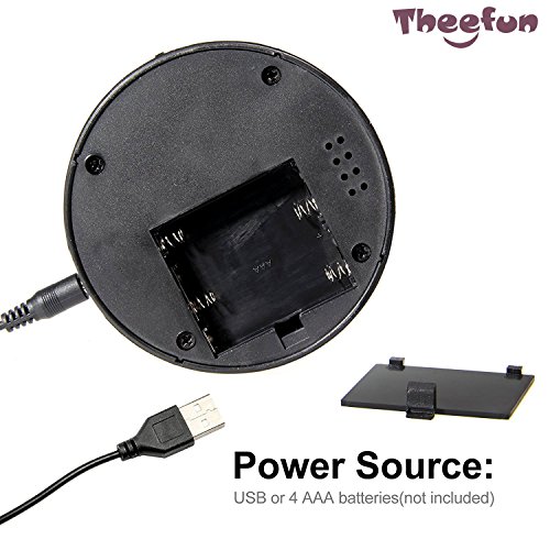 Theefun MB101 Magic Plasma Ball [Touch Sensitive] Nebula Sphere Globe Novelty Toy-USB Or Battery Powered