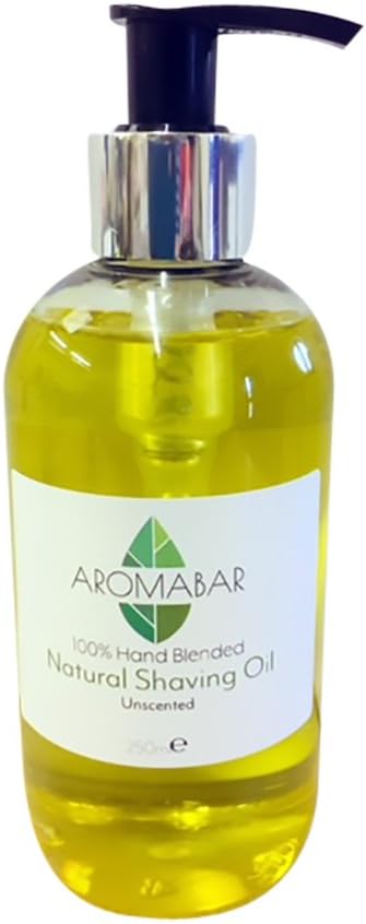 Aromabar Natural Shaving Oil 250ml Unscented 100% Pure