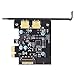 Mailiya PCI-E to USB 3.0 2-Port PCI Express Card,Mini PCI-E USB 3.0 Hub Controller Adapter with 15-Pin Power Connector and 1 USB 3.0 20-Pin Connector - Expand Another Two USB 3.0 Ports