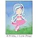 Lone Star Art Mermaids - Set of Four Photos (8x10) Unframed - Great Kid's Nursery or Child's Room Decor and Shower Gift Under $20