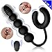 Vibrator Couple Sex Toy Clitoris Nipple Vagina Penis Stimulator Vibrating Prostate Massager Penis Ring Remote Control Rechargeable 10 Vibration Modes Dildo Vibrator for Men, Women and Couples