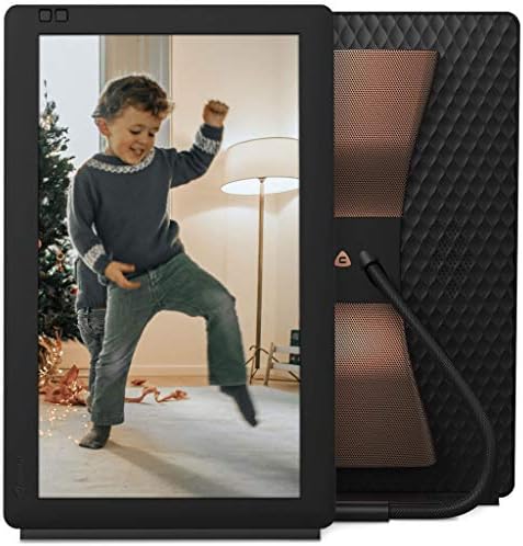 Nixplay Seed Wave 13.3" Smart Speaker & Photo Frame with Bluetooth, iPhone & Android App, iOS Video Playback, Alexa Integration, Google Photos, Hu-Motion Sensor - W13C