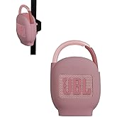 Hermitshell Silicone Carrying Case Replacement for JBL Clip 4 - Portable Mini Bluetooth Speaker (Pink 2)