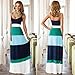 Tenworld Women Summer Cotton Dress Boho Long Maxi Evening Party Dress (M = US 6)